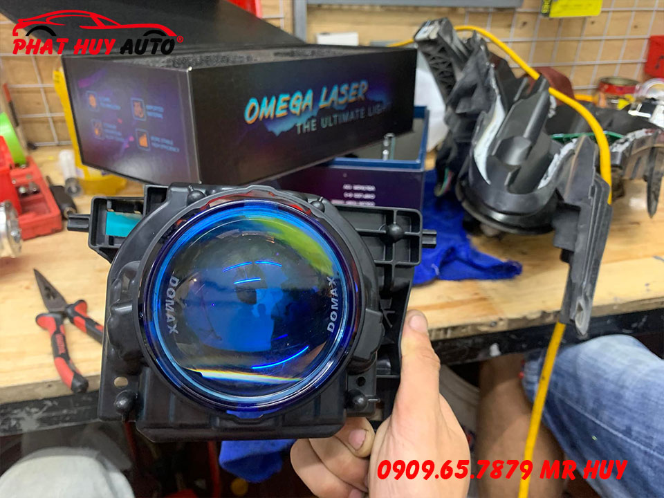 Độ Bi Laser Omega Domax Cho Triton 2018
