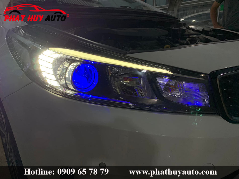 Độ Bi Led Aozoom Leo Light Kia Cerato 2018