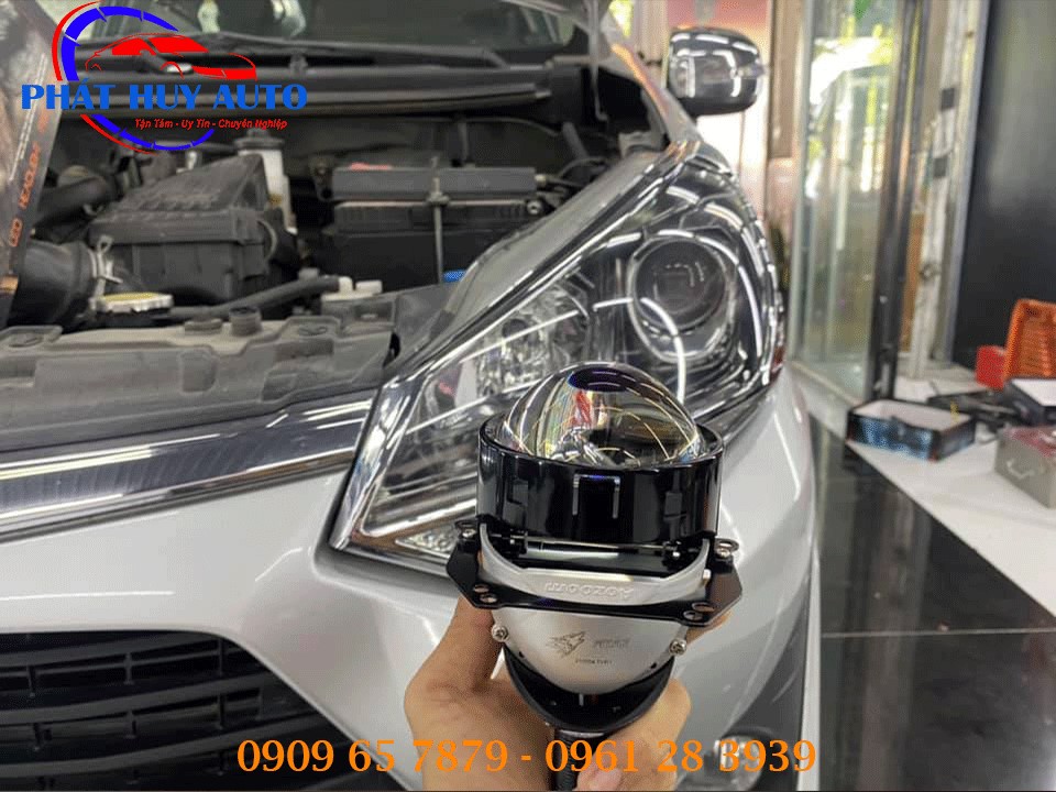 Độ Bi Led cho Toyota Wigo