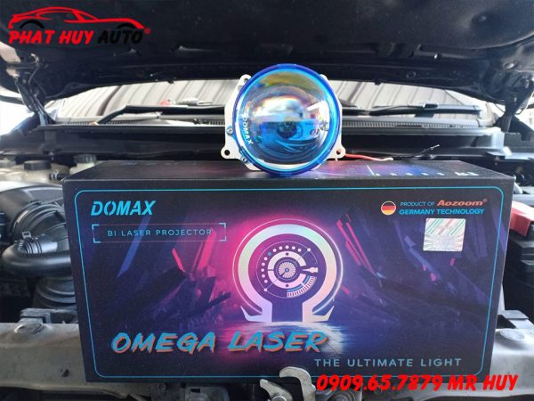 Độ Bi LED Domax Omega Laser Pajero Sport