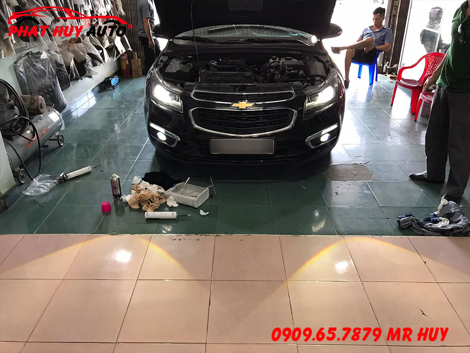 Độ Bi Led Gầm Chevrolet Cruze