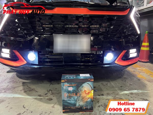 Độ Bi led gầm Sportage 2022