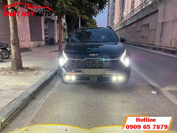 Độ Bi led gầm Sportage 2022