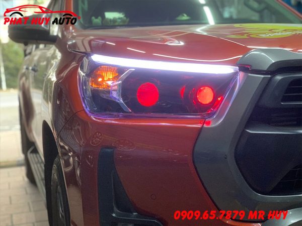 Độ Bi LED Laser Cho Hilux