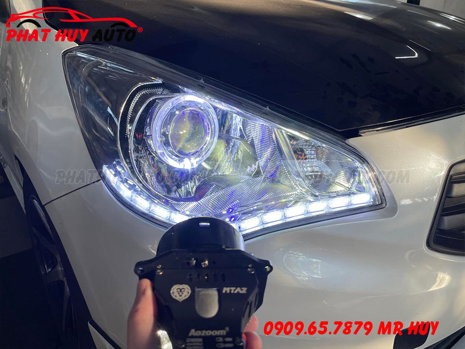 Độ Bi Led Leo Light cho Mitsubishi Attrage