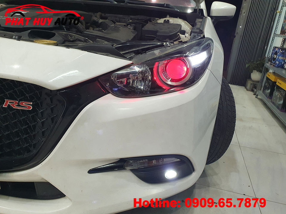 Độ Bi Led Lion King Mazda 3