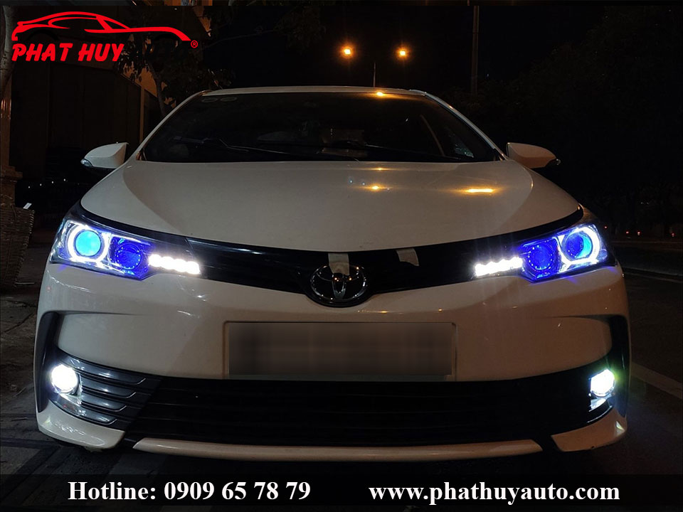 Độ Bi Led Wolf Light cho Altis 2017