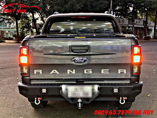 Độ cản sắt sau Ford Ranger