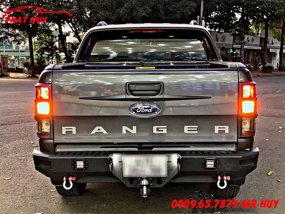 Độ cản sắt sau Ford Ranger