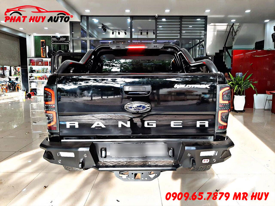 Độ cản sắt sau Ford Ranger