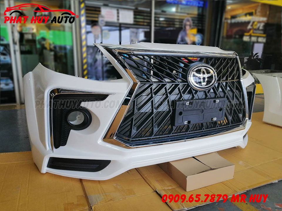 Độ cản trước Fortuner 2015 Style Lexus