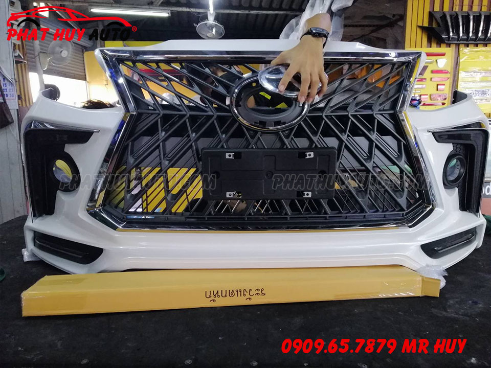 Độ cản trước Fortuner 2015 Style Lexus