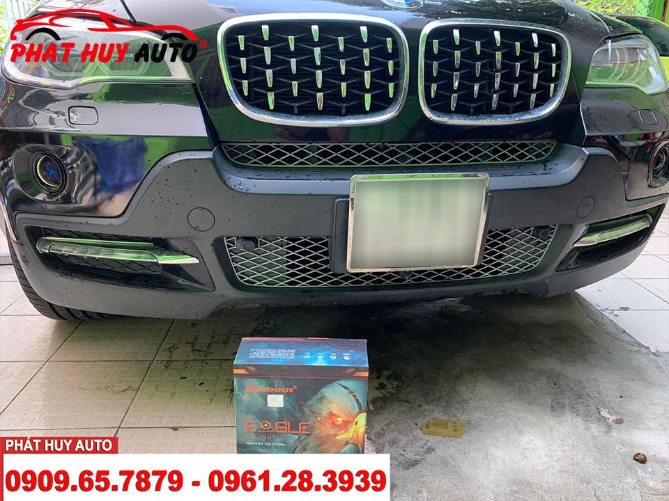 Độ đèn bi gầm BMW X7 2007