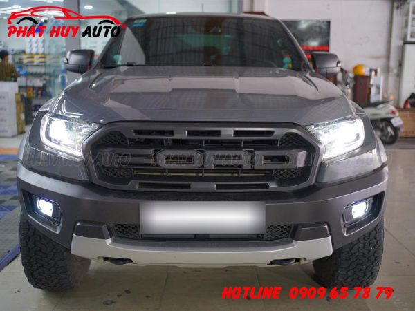 Độ đèn bi gầm Ford Raptor