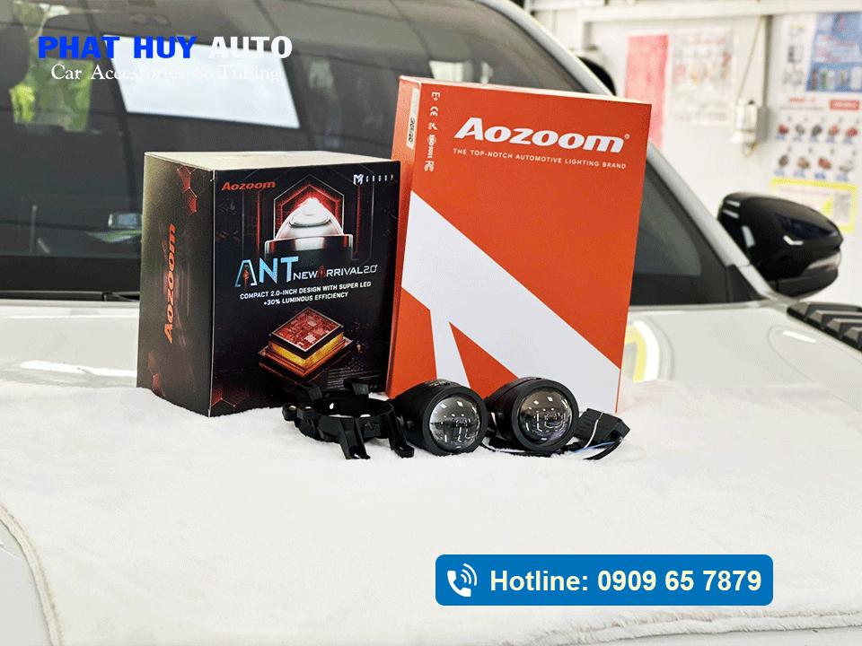 Độ đèn bi gầm Hilux 2026