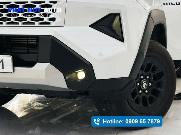 Độ đèn bi gầm Hilux 2026