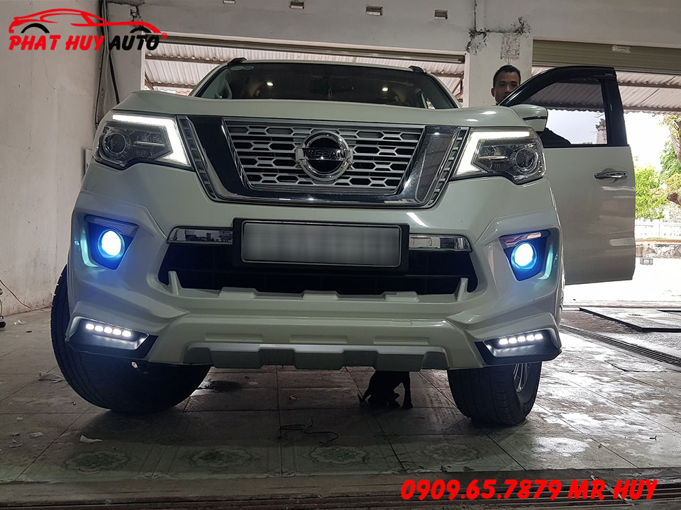 Độ đèn Bi gầm Nissan Terra