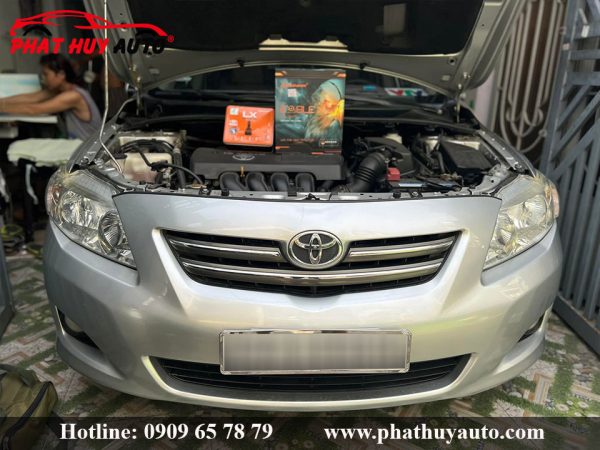 Độ đèn bi gầm Toyota Altis 2009