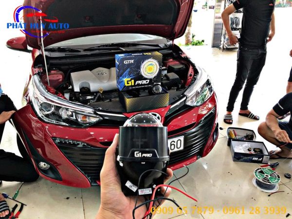 Độ đèn bi gầm Toyota Vios