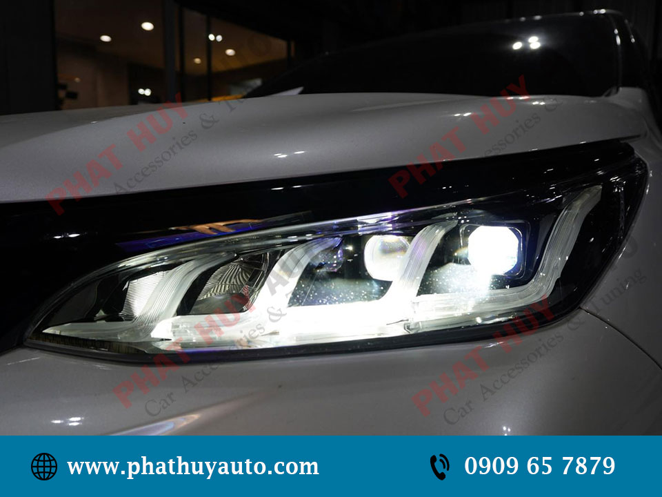 Độ đèn Bi Laser Fortuner Legender