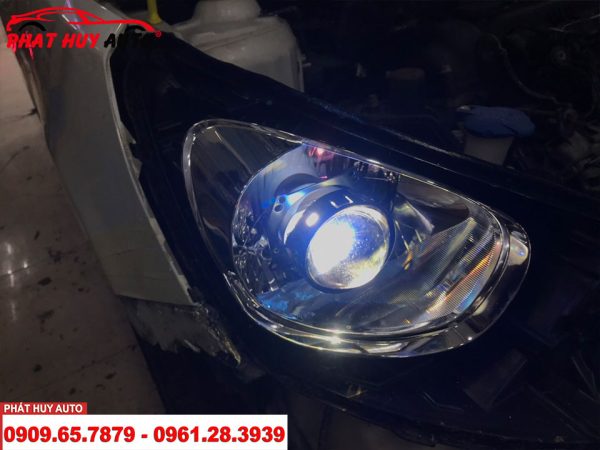 Độ đèn Bi led Accent 2012
