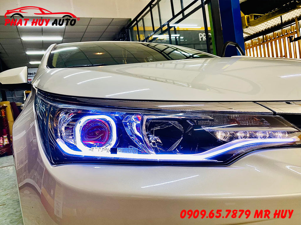 Độ đèn Bi Led cho Altis