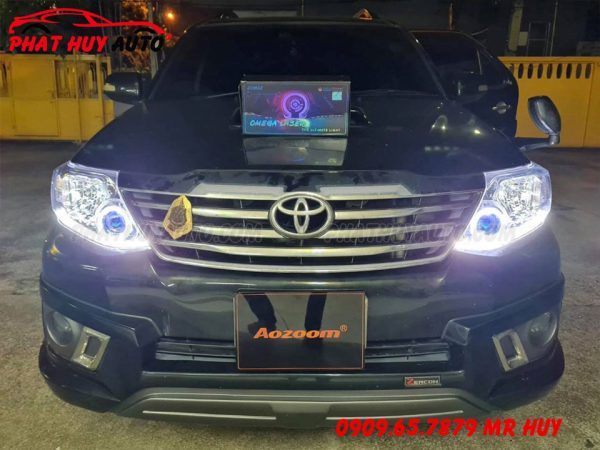 Độ đèn Bi Led cho Fortuner 2015