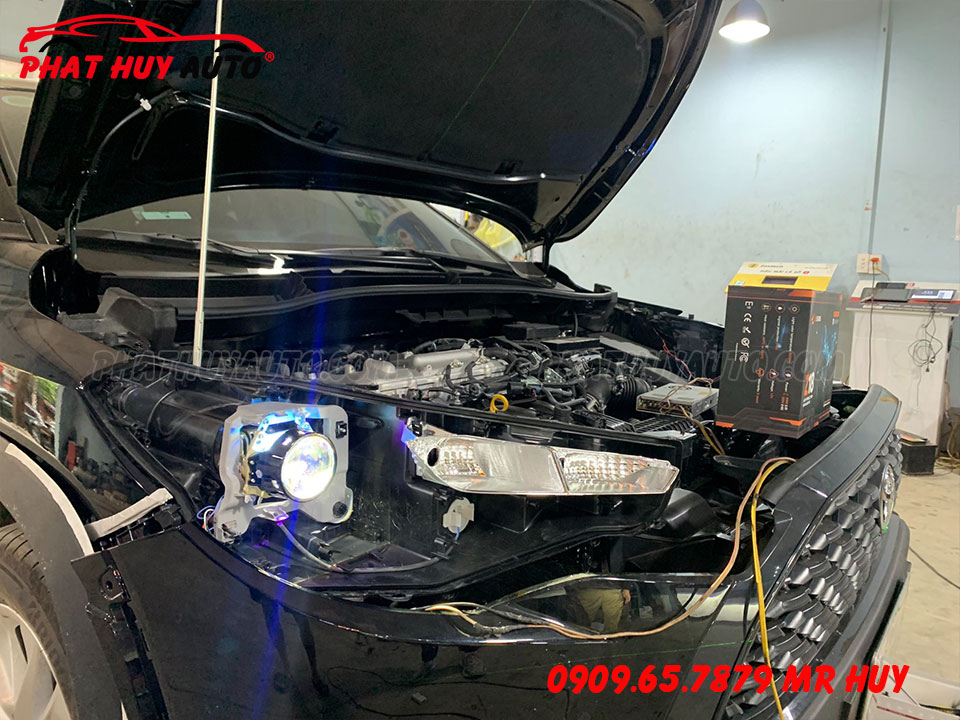 Độ Đèn Bi Led Cho Toyota Cross