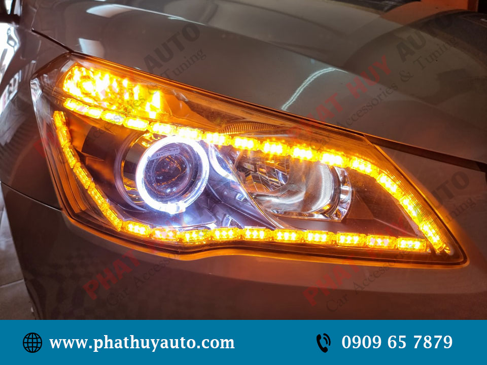 Độ đèn bi led Suzuki Ciaz