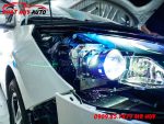 Độ đèn Bi led Wolf Light xe Accent 2021