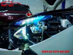 Độ đèn Bi led Wolf Light xe Accent 2021
