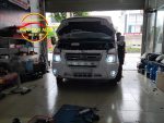 Độ đèn cho xe Ford Transit