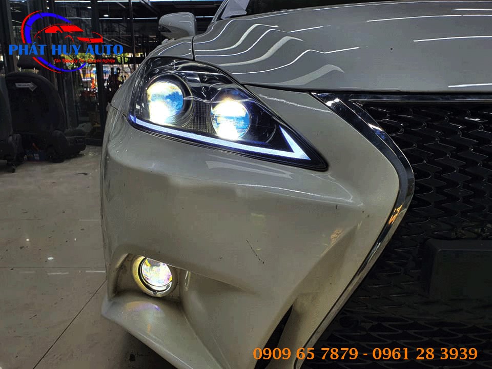 Độ đèn cho xe Lexus IS250C