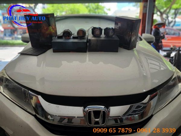 Độ đèn gầm cho Honda City