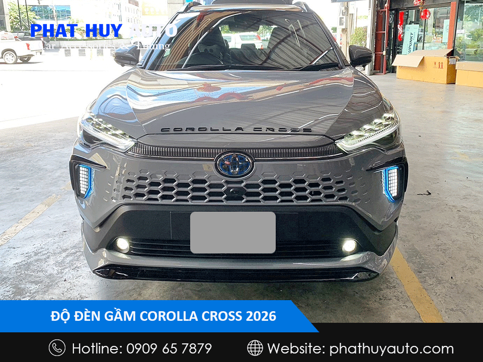 Độ đèn gầm Corolla Cross 2026