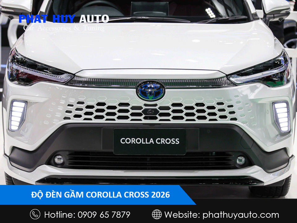 Độ đèn gầm Corolla Cross 2026