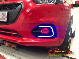Độ đèn gầm xe Chevrolet Spark