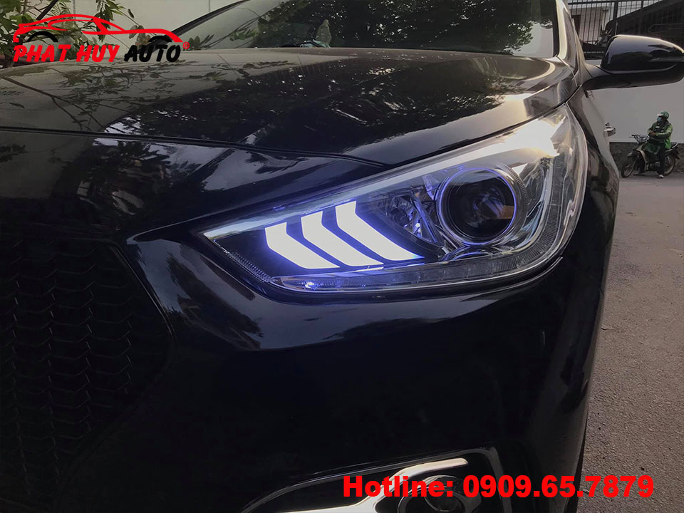 Độ đèn led cho Hyundai Accent