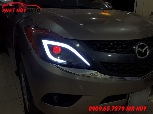 Độ Đèn LED Mí Mazda BT50