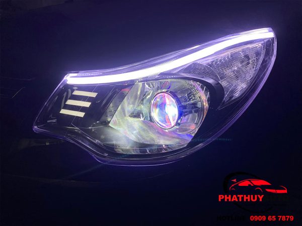 Độ đèn Led mí Toyota Raize