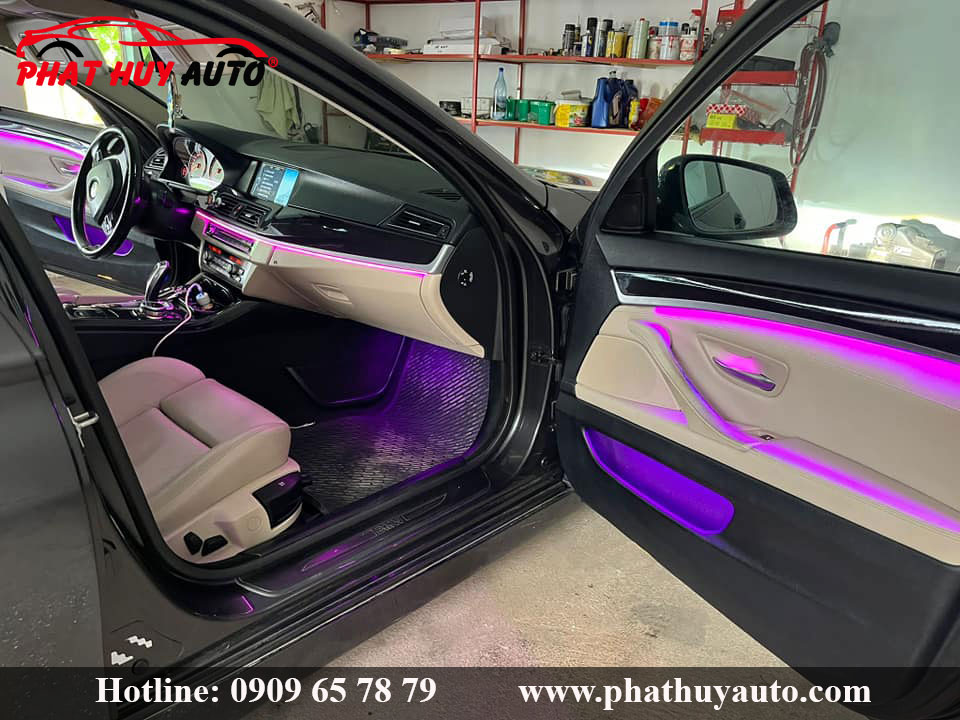 Độ đèn led nội thất BMW f10