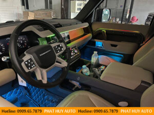 Độ đèn led nội thất Land Rover Defender