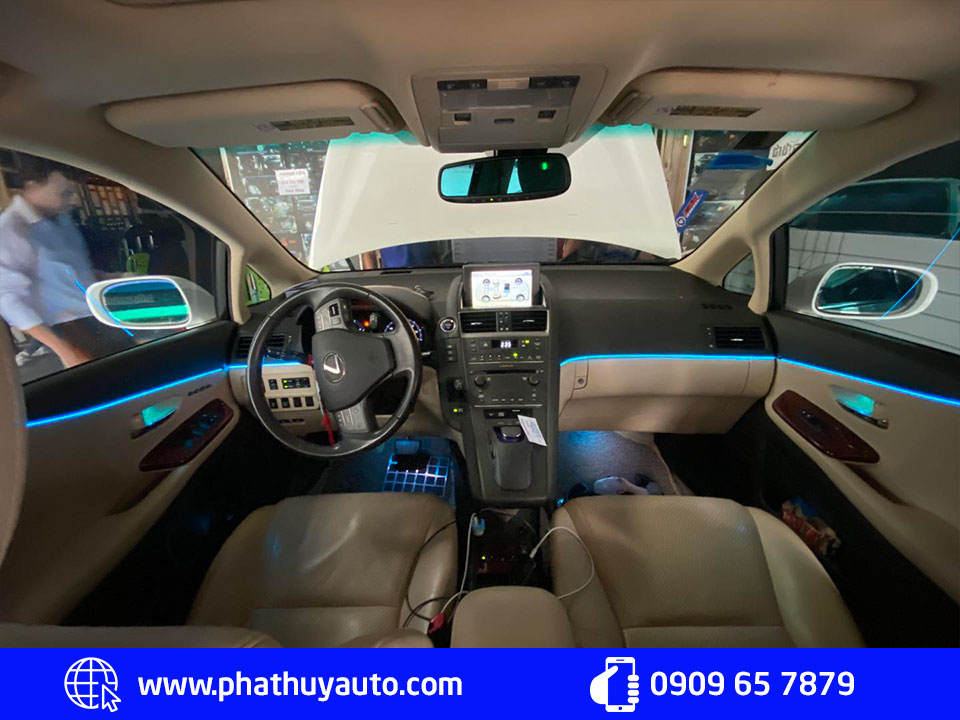Độ đèn Led nội thất Lexus HS