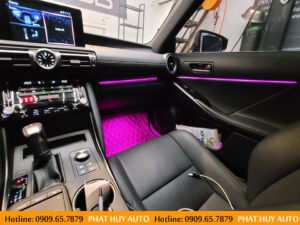 Độ đèn led nội thất Lexus IS300