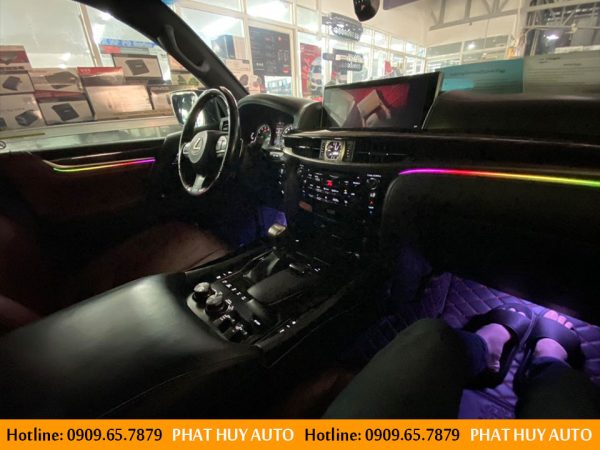 Độ đèn led nội thất Lexus LX570