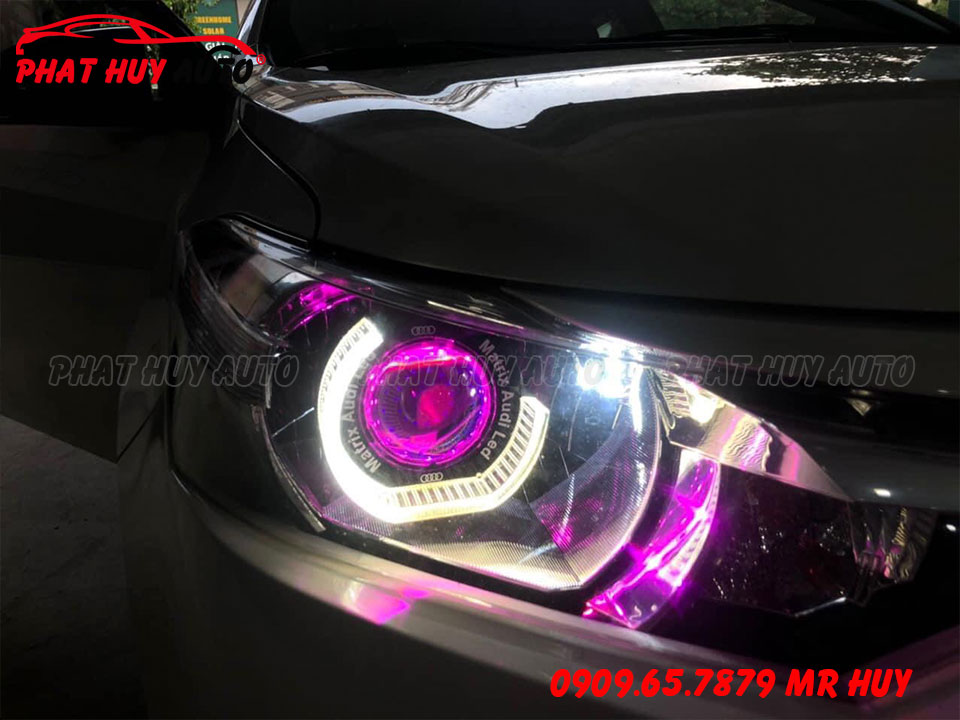 Độ đèn ô tô Vios 2016