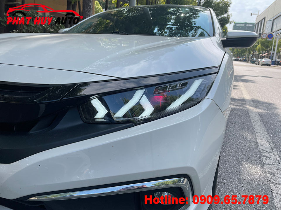 Độ đèn pha Honda Civic 2016-2021