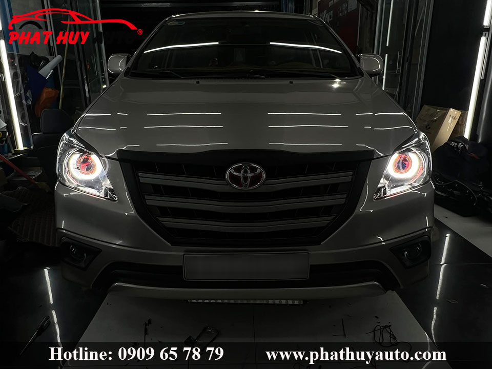 Độ đèn pha Toyota Innova 2015 - Phát Huy Auto Độ Đèn Pha Toyota Innova 2015 - Phát Huy Auto