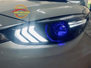 Độ đèn pha xe Mazda 3