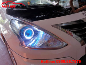 Độ đèn pha xe Nissan Sunny